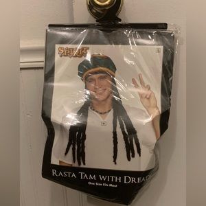 💚 Halloween Rasta with dreads wig